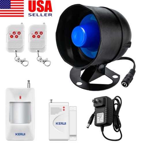 KERUI Wireless Burglar Alarm System Garage Security Alert Siren Home Protection