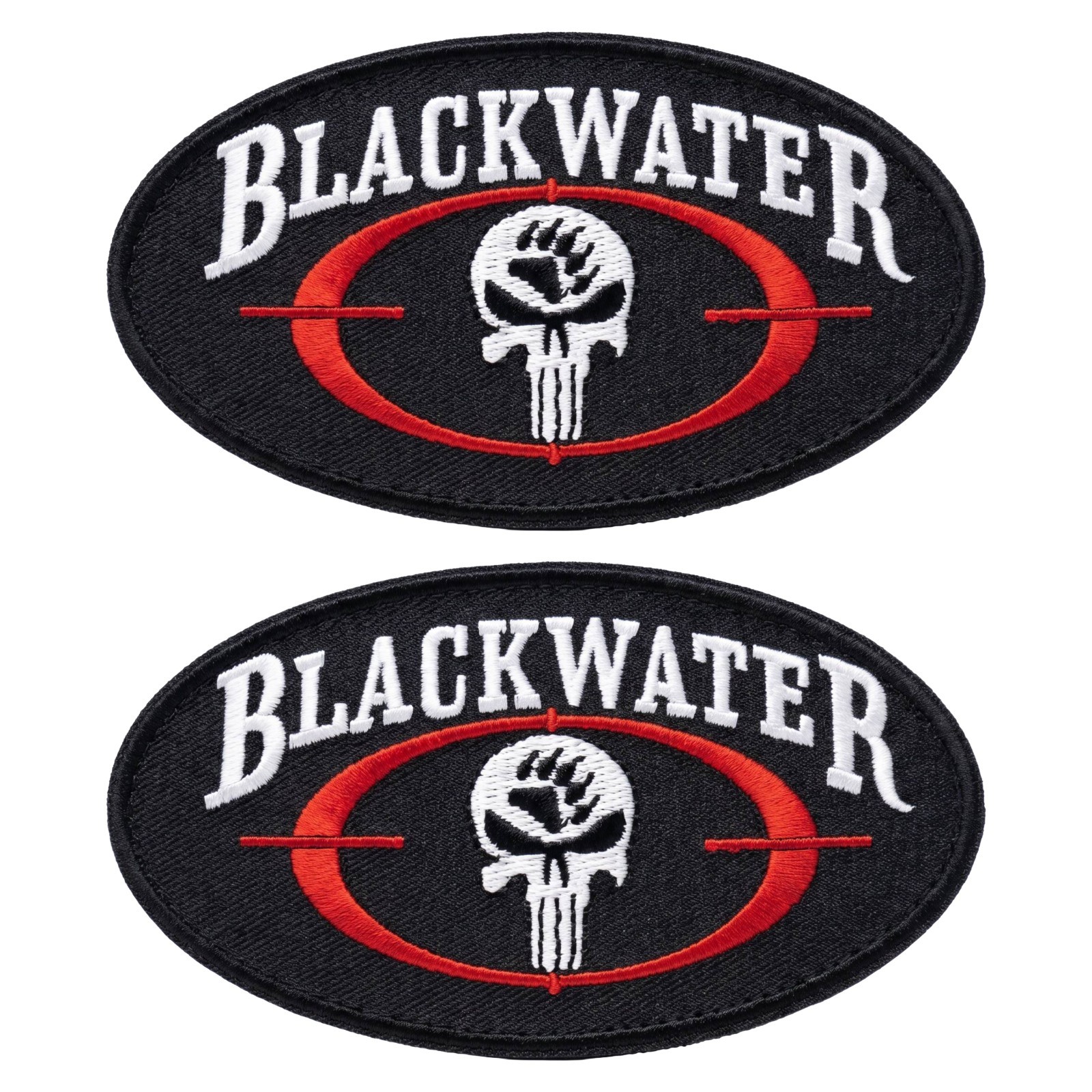 Blackwater Security Embroidered Morale Patch |2PC  Hook Backing  4.5x2.5"