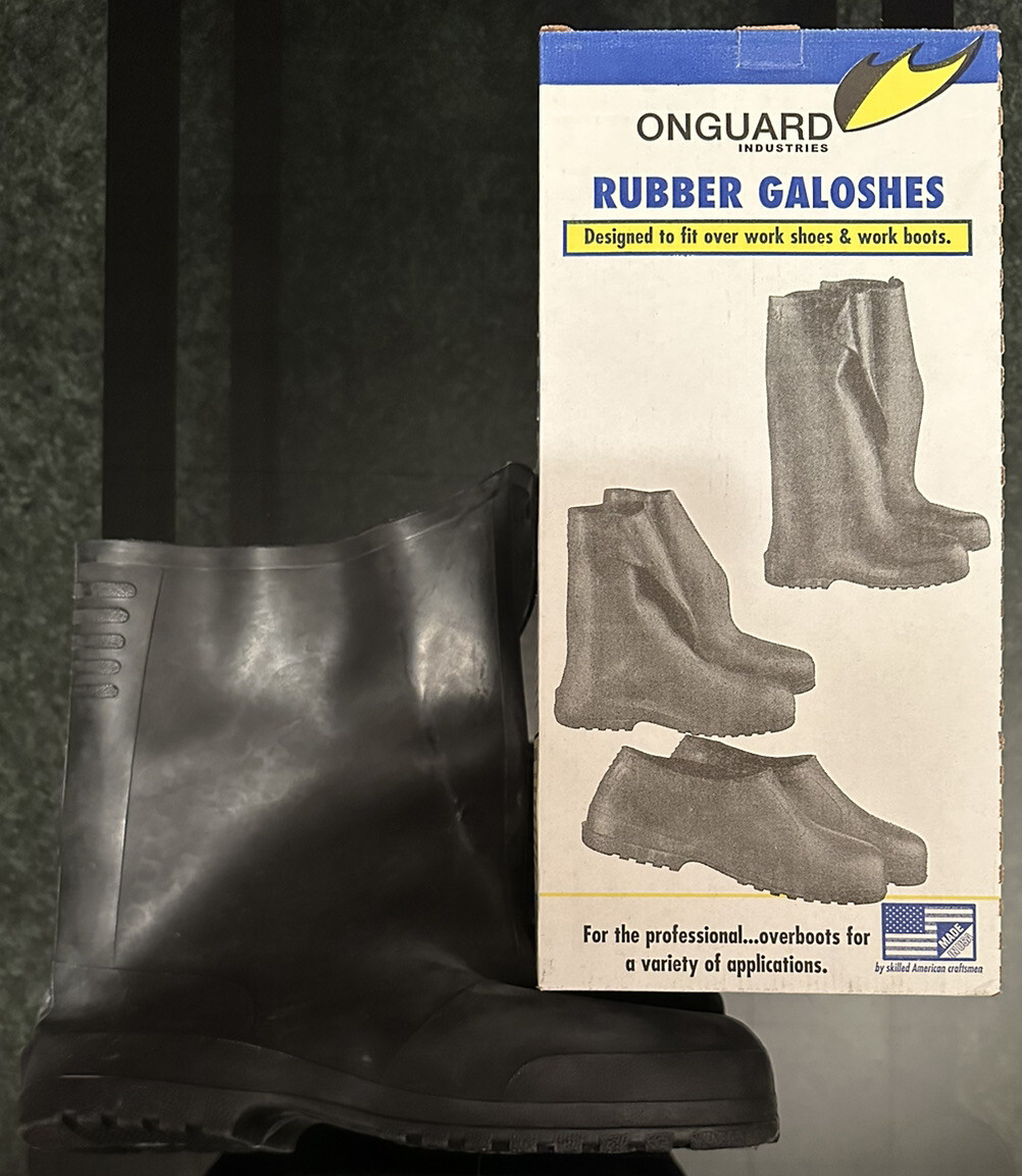 Onguard 10” Rubber Galoshes Fits Sizes 14-15