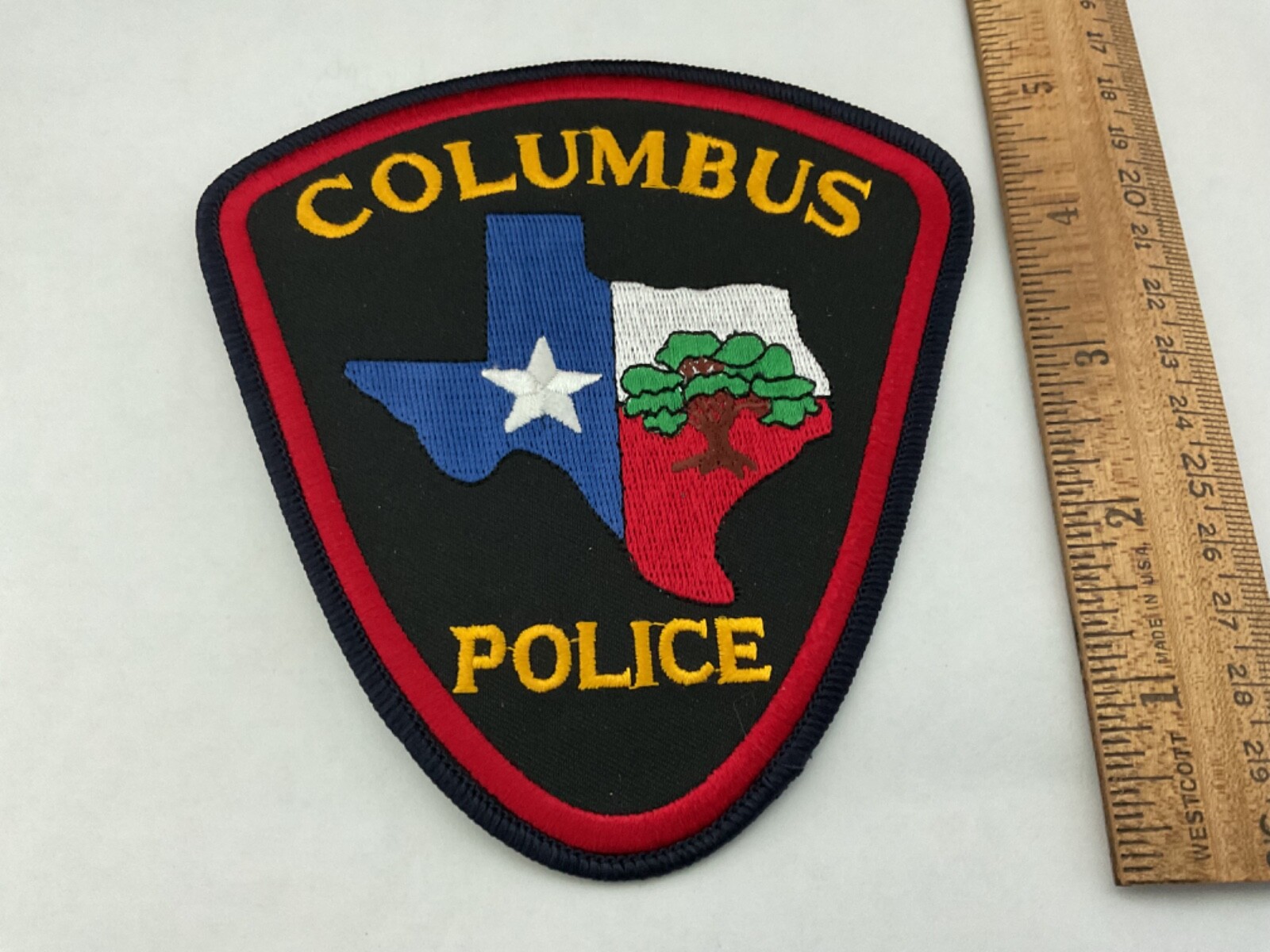Columbus Police Texas collectable patch full size and new