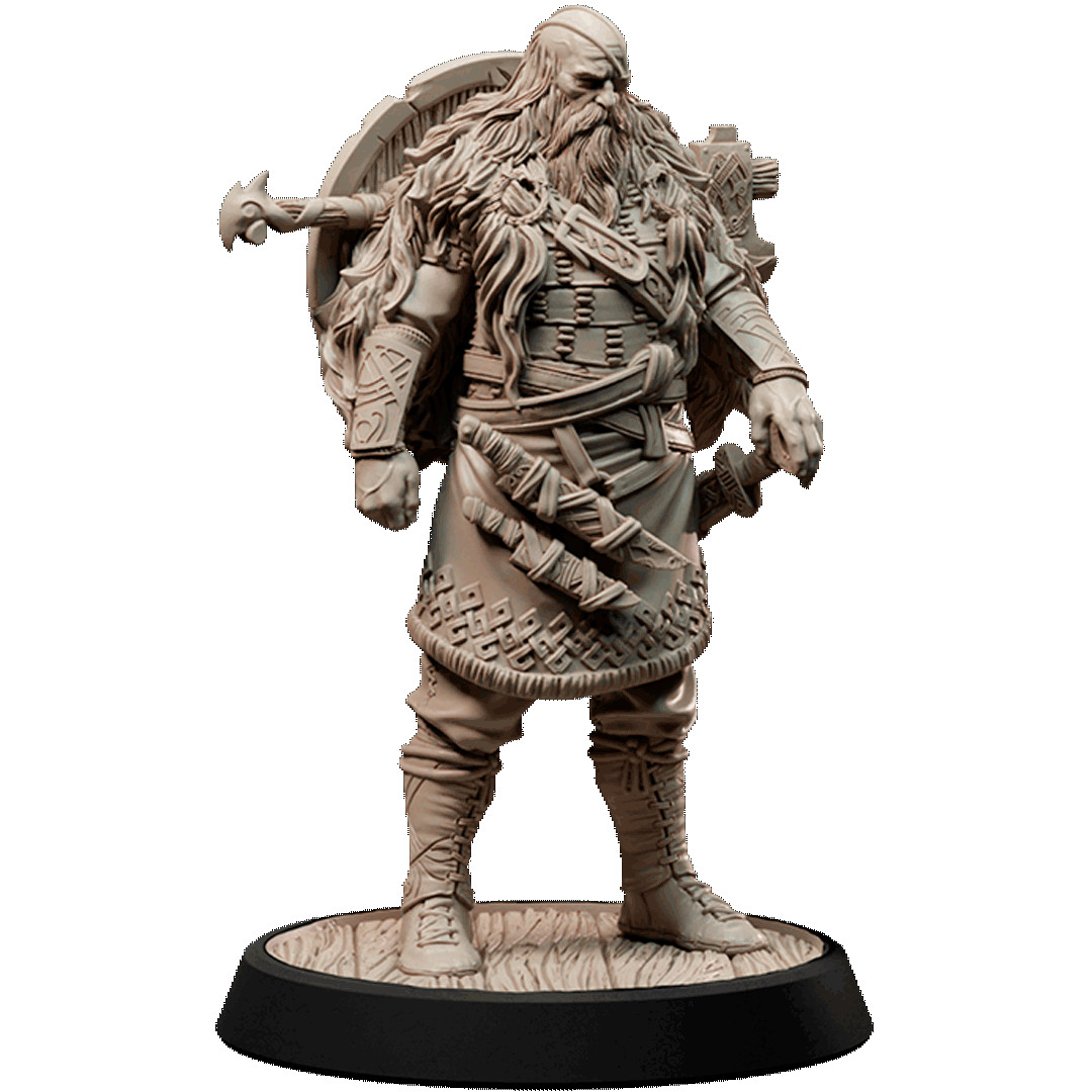 D&D Veteran Viking Warrior 28mm and 32mm Scale Mini TTRPG