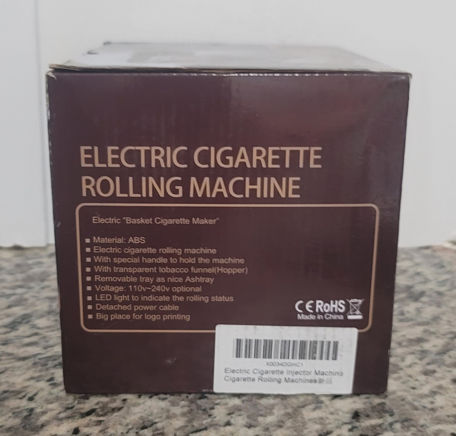 Electric Basket Cigarette Rolling Maker Machine Injector Rohs works great
