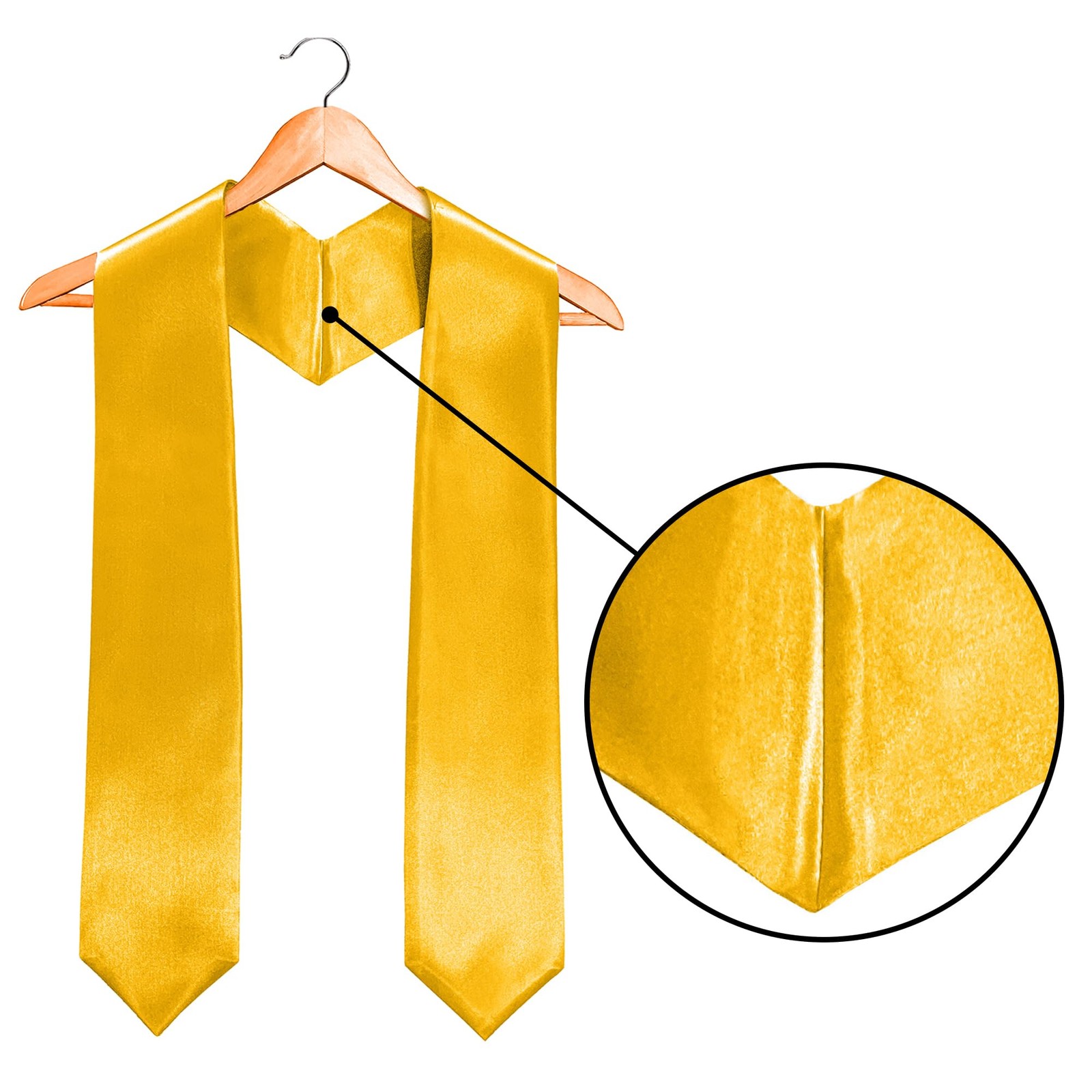 60 Inch Plain Graduation Stole Customizable