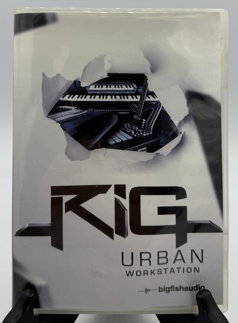 Big Fish Audio Rig Urban Workstation Cd Disc 2 Set Drum Bass Guitar & More