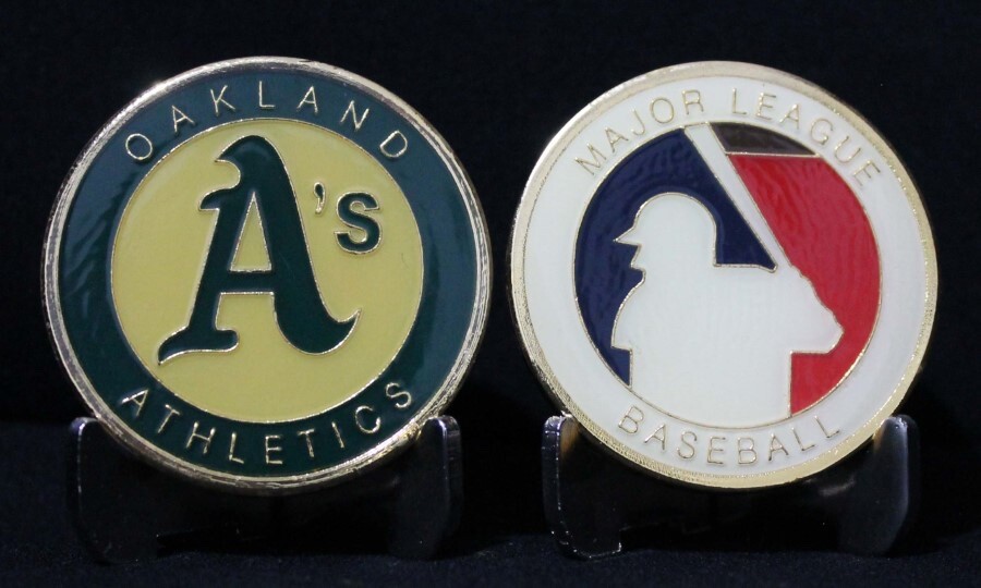 MLB OAKLAND ATHLETICS COLLECTIBLE CHALLENGE COIN NEW