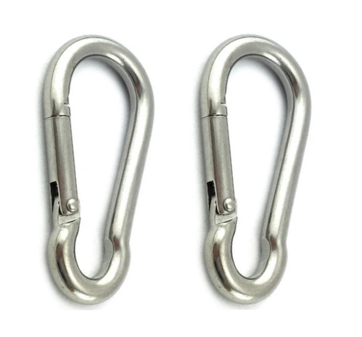 Snap Hook Curb Chain Hooks 2 pc. Set 5 mm ZP by Weaver Free Ship
