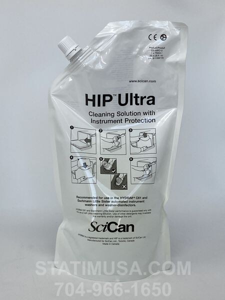 Scican Hydrim HIP Ultra Cleaning Solution SINGLE POUCH # CS-HIPC-U