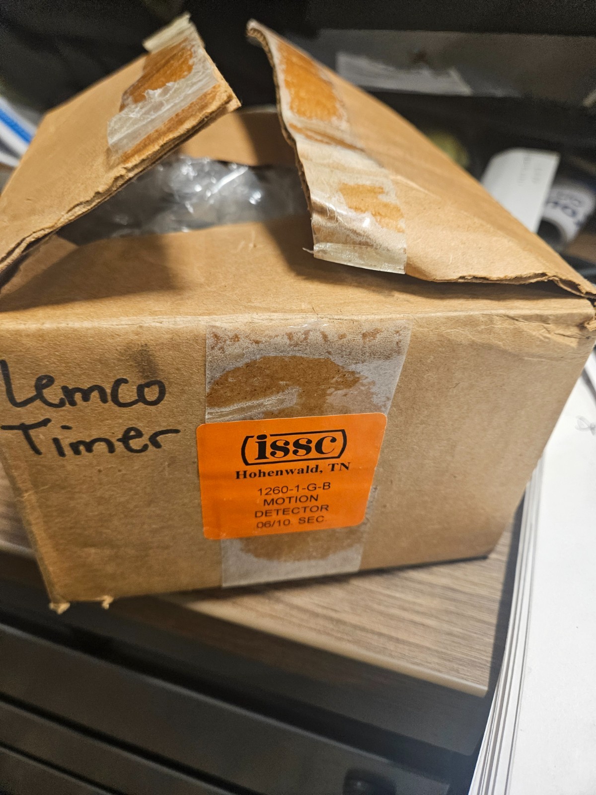 KANSON,1260-1-G-B,ISSC INDUSTRIAL MOTION DETECTOR NOS