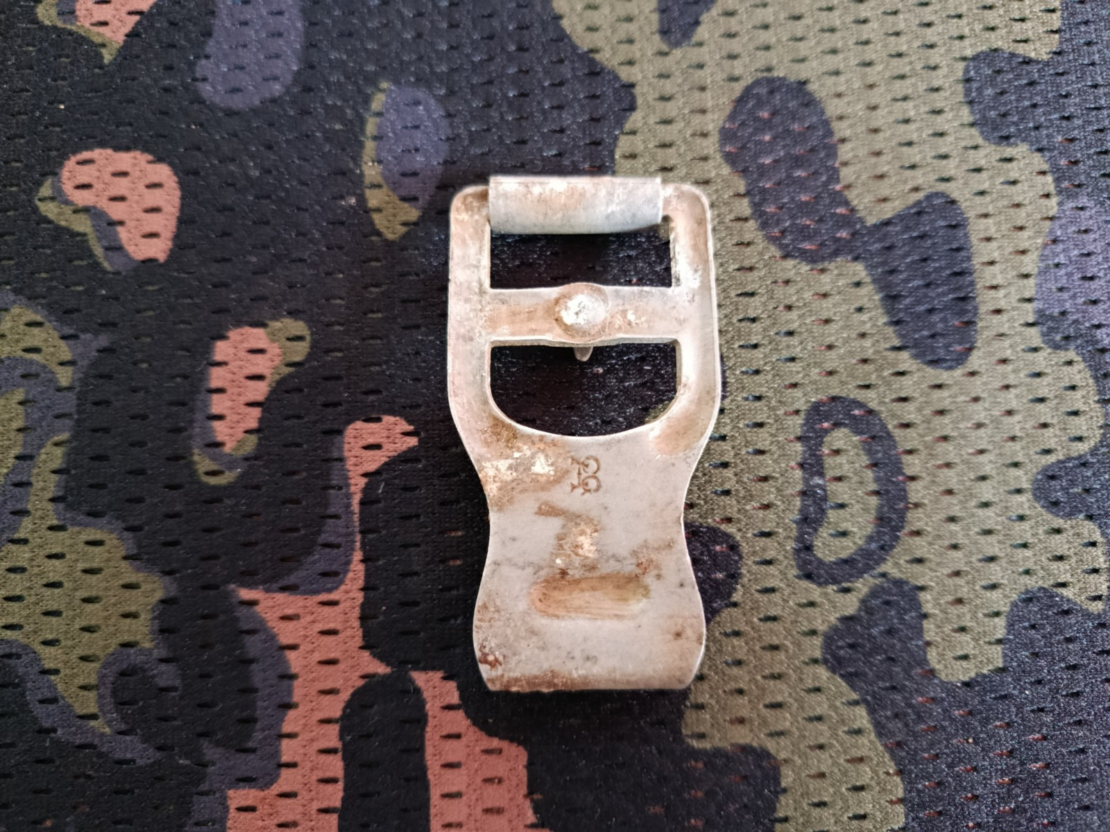 WW2 German Wehrmacht Y-Strap Relic Part From Kurland