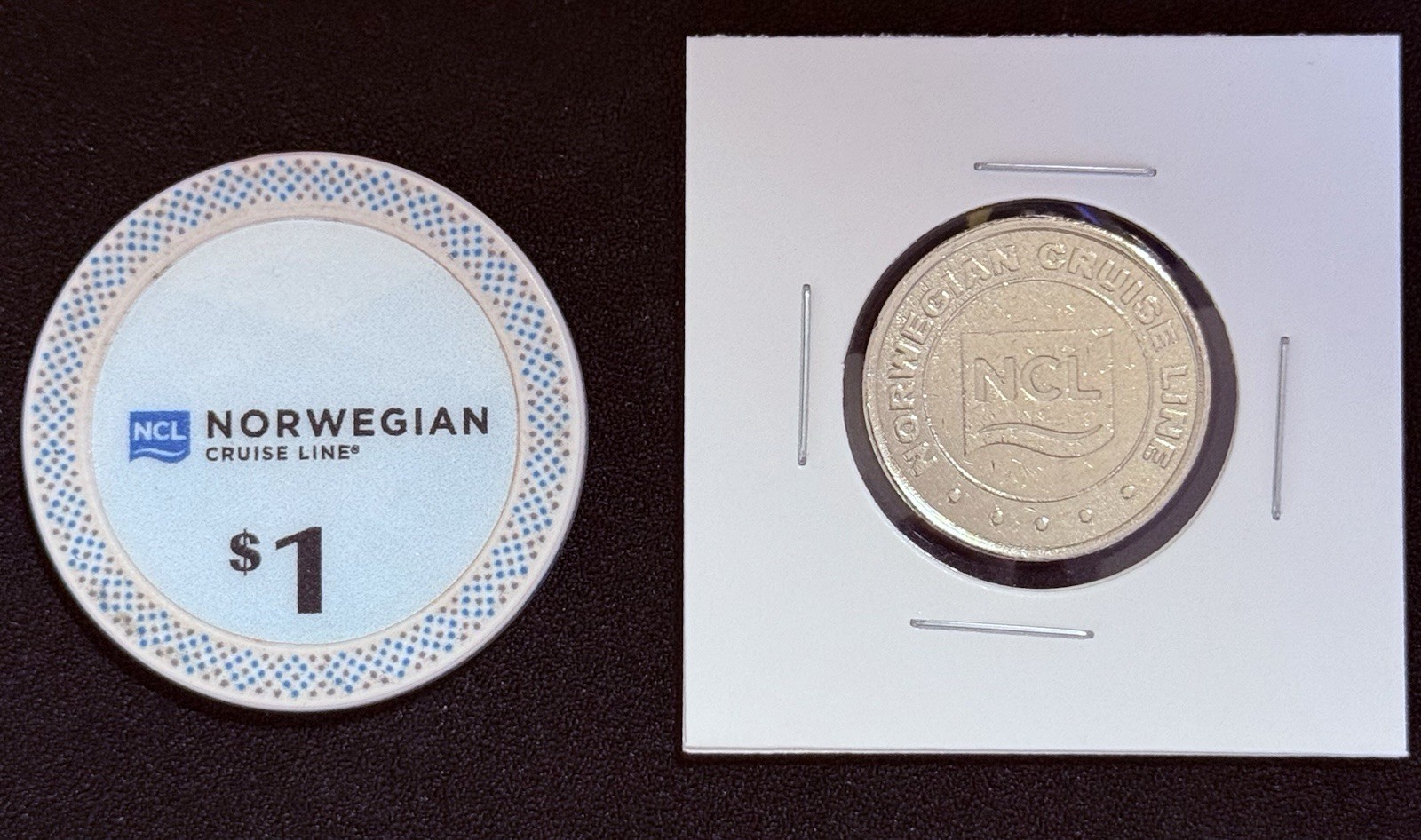 Casino $1 Chip - NCL Norwegian Cruise Line + Free NCL Token