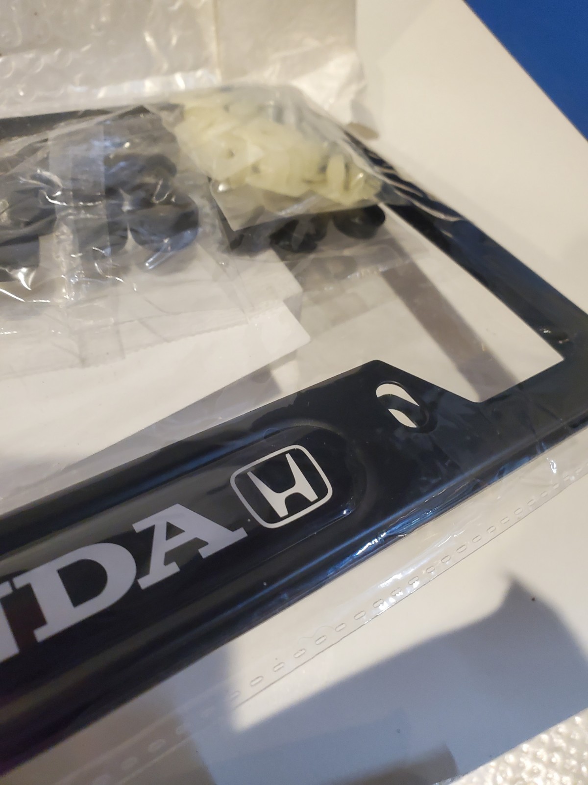 2 PCS Front Back honda License Plate Frame Cover