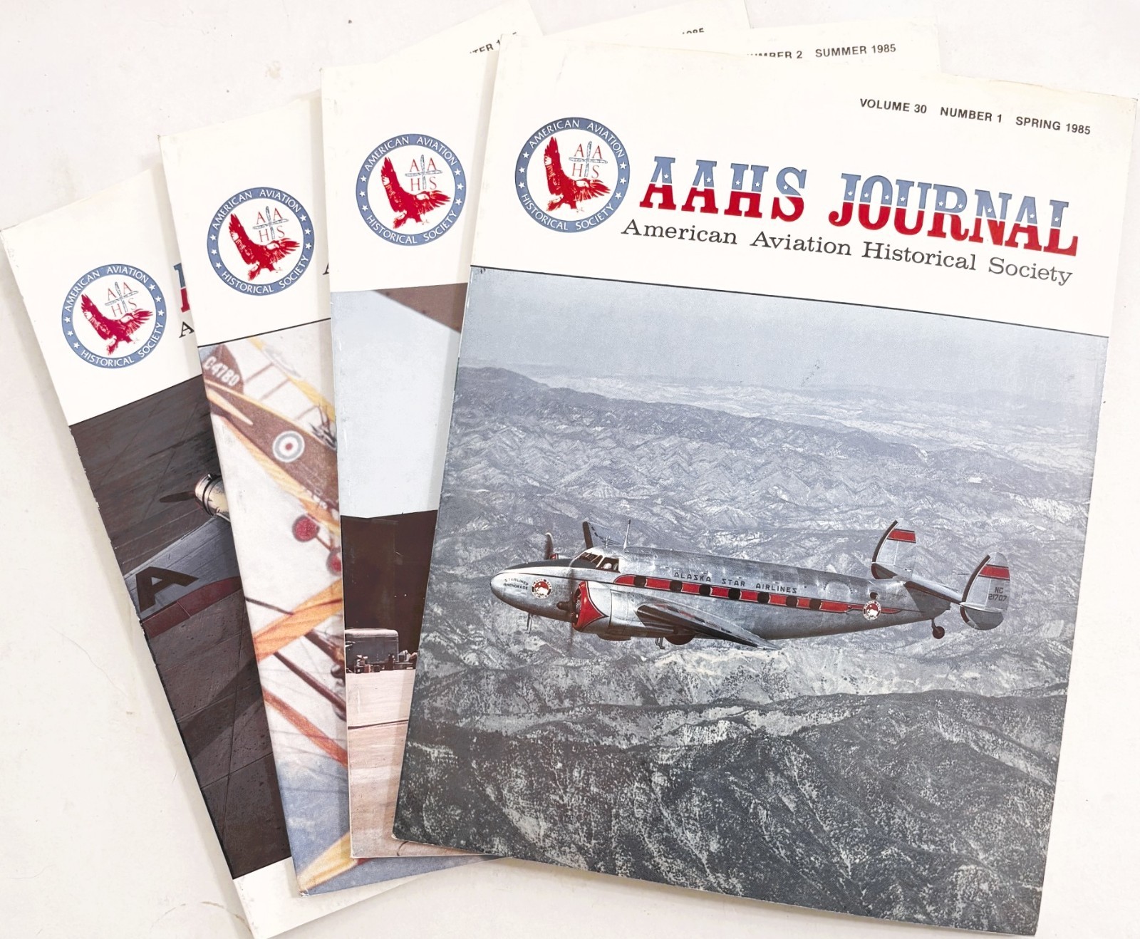 American Aviation Historical Society (AAHS) Journal, Vol. 30, 1985, Nos. 1-4