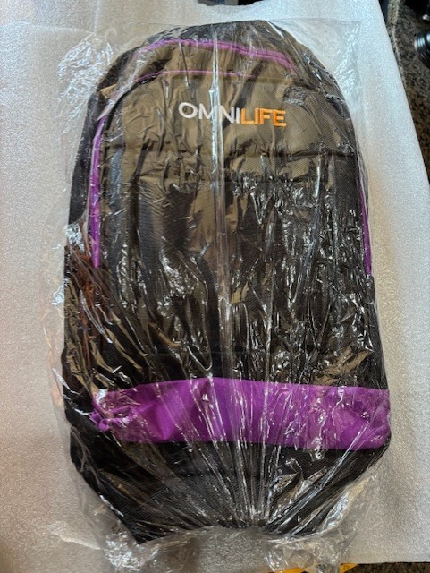 New! Omnilife OMNILIFE-SEYTÚ Backpack Expandable Zippered