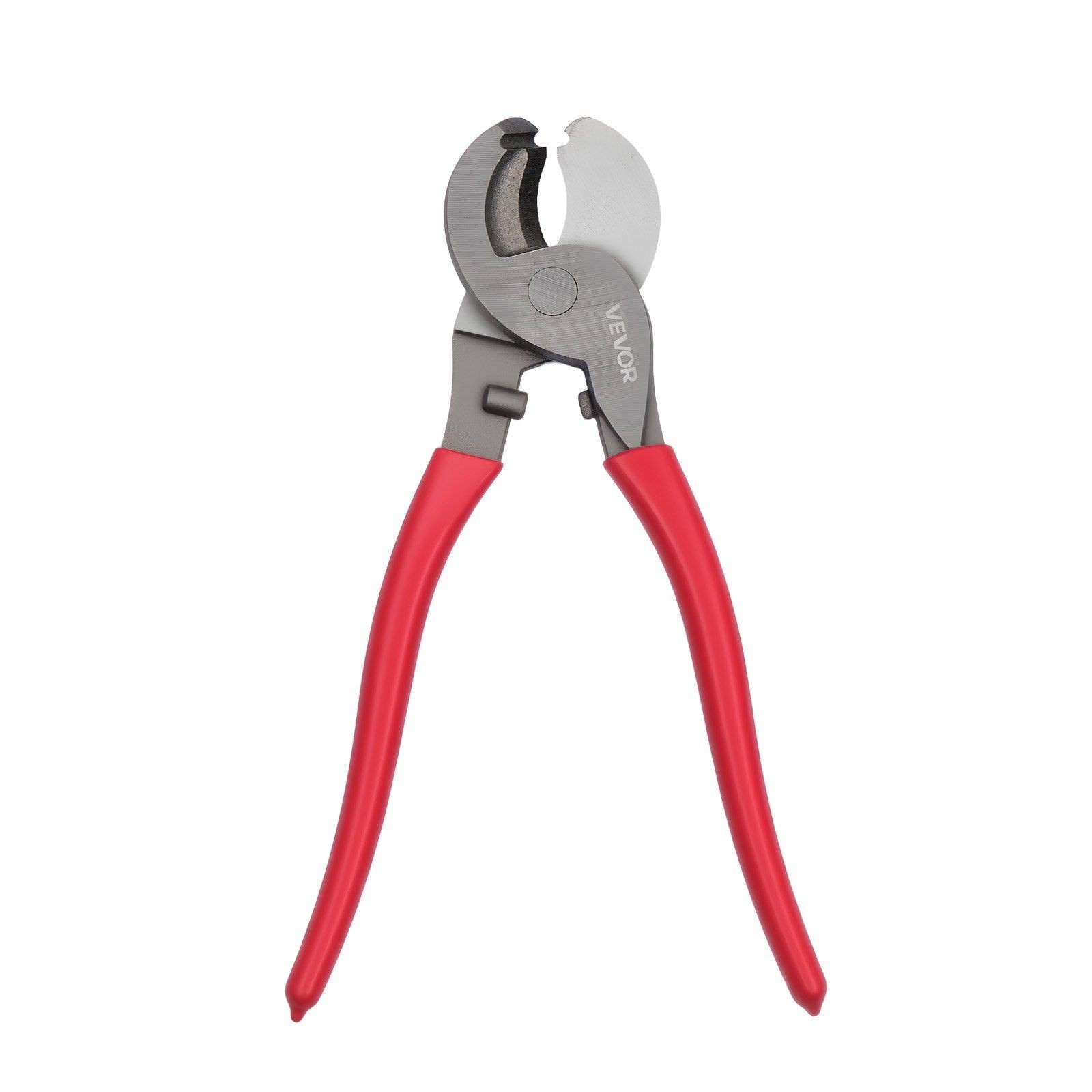 Forged Cable Cutting Pliers, 9.25in, PVC-Coated Grips, for Al/Cu/Comm Wires