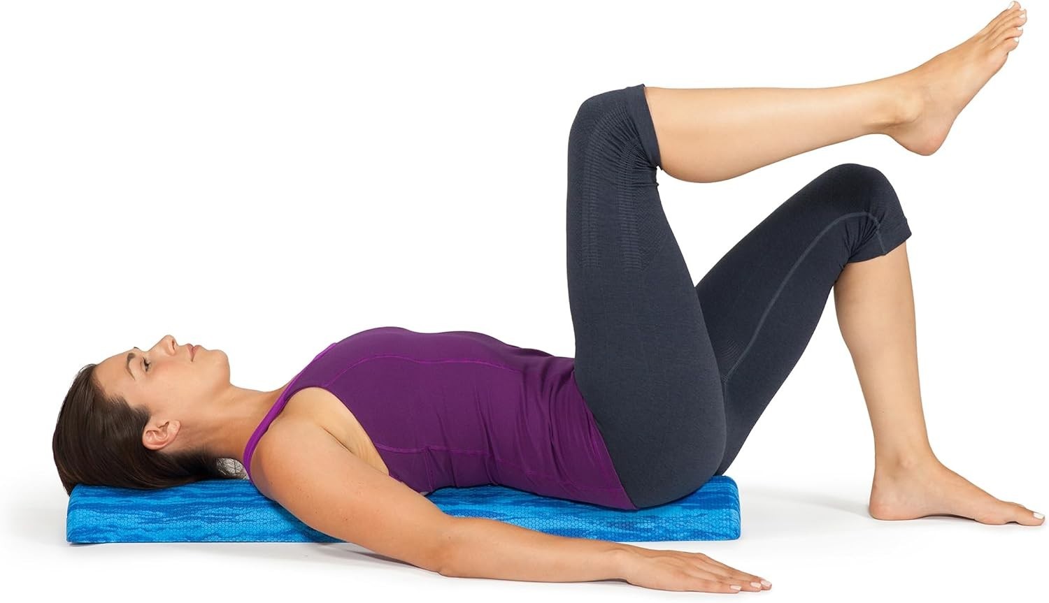 Pro-Roller Soft Foam Roller - Blue 36" for Pilates & Yoga