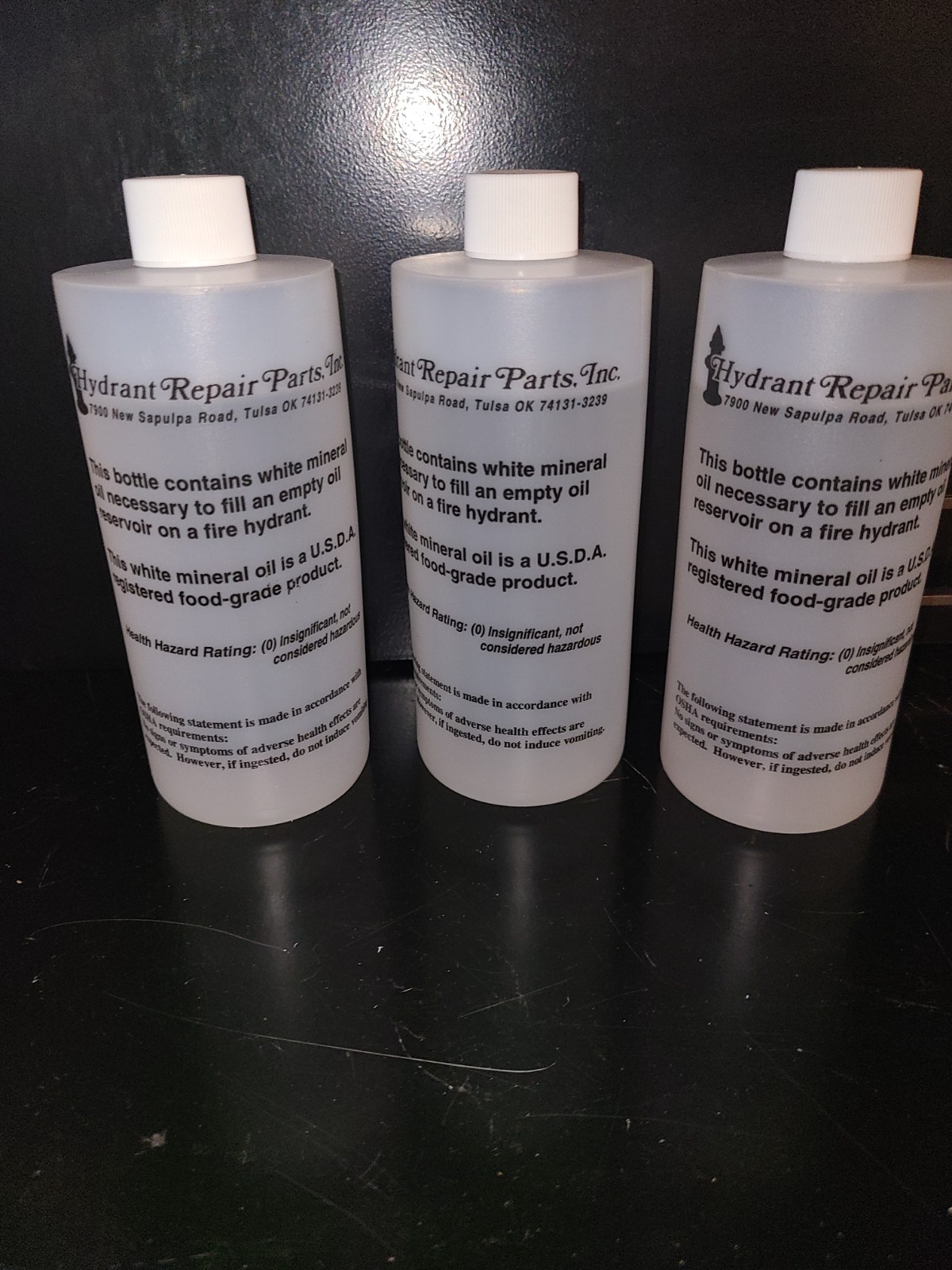 Hydrant Repair Parts HRPI- Fire Hydrant Reservoir Mineral Oil / Lubricant--New!