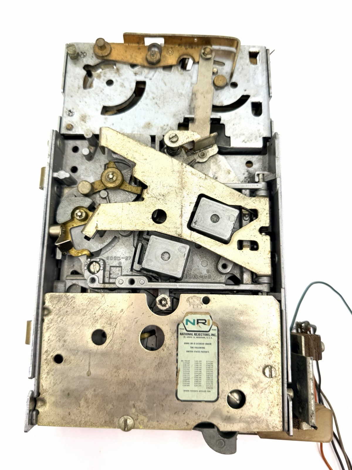 Vintage NRI National Rejectors Coin Mech Acceptor Vending Slot Machine Parts