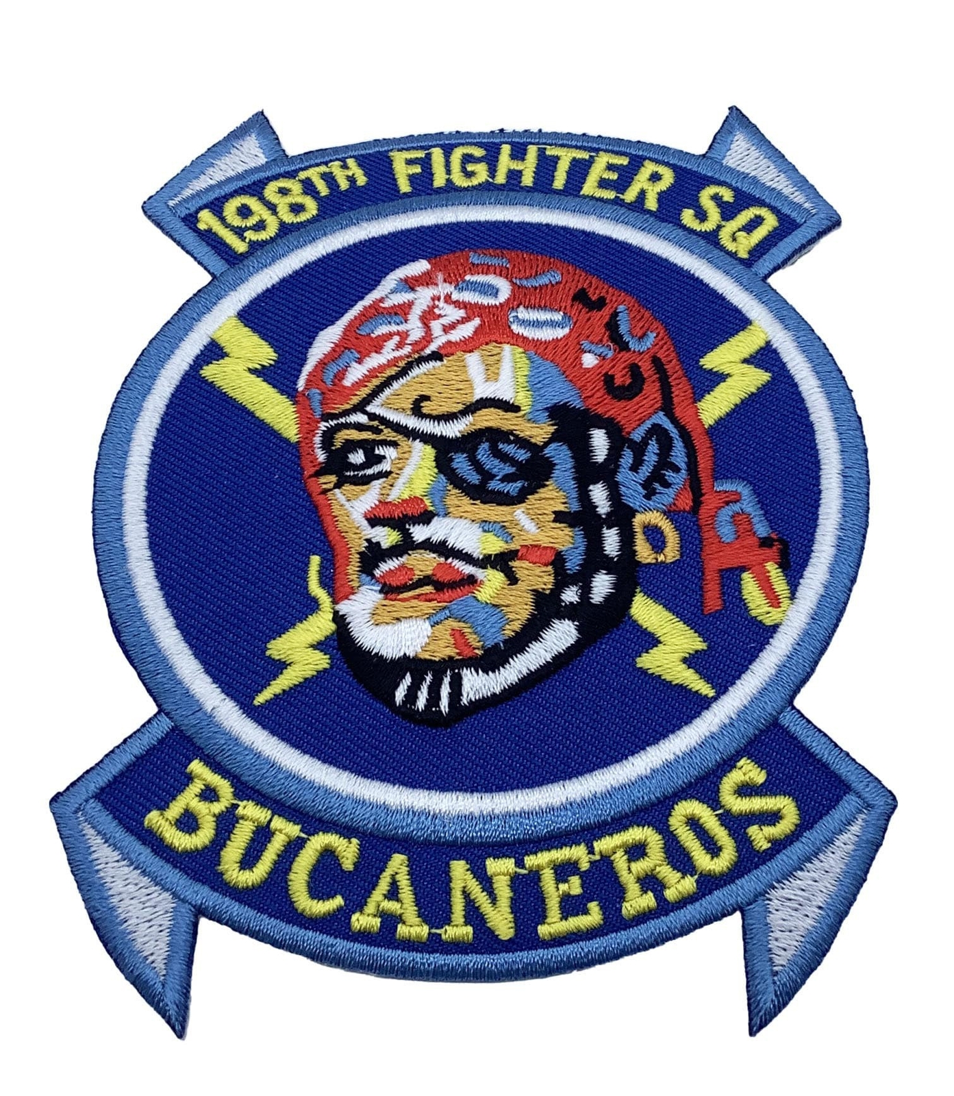 198th Fighter Squadron Patch – Plastic Backing
