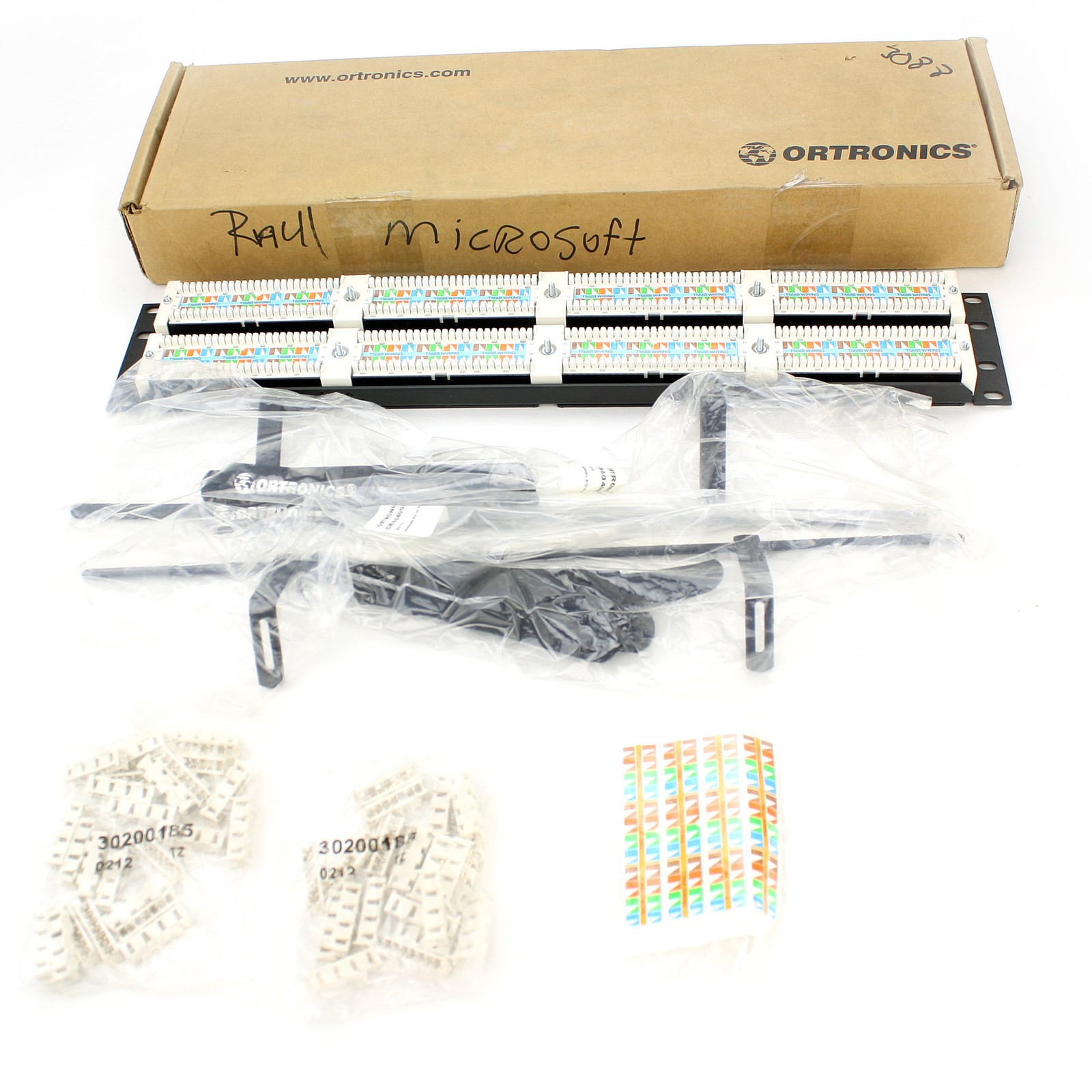ORTRONICS OR-PHD5E6U48EFMS4 CLARITY CAT5E 48-PORT PATCH PANEL, RACK MOUNT