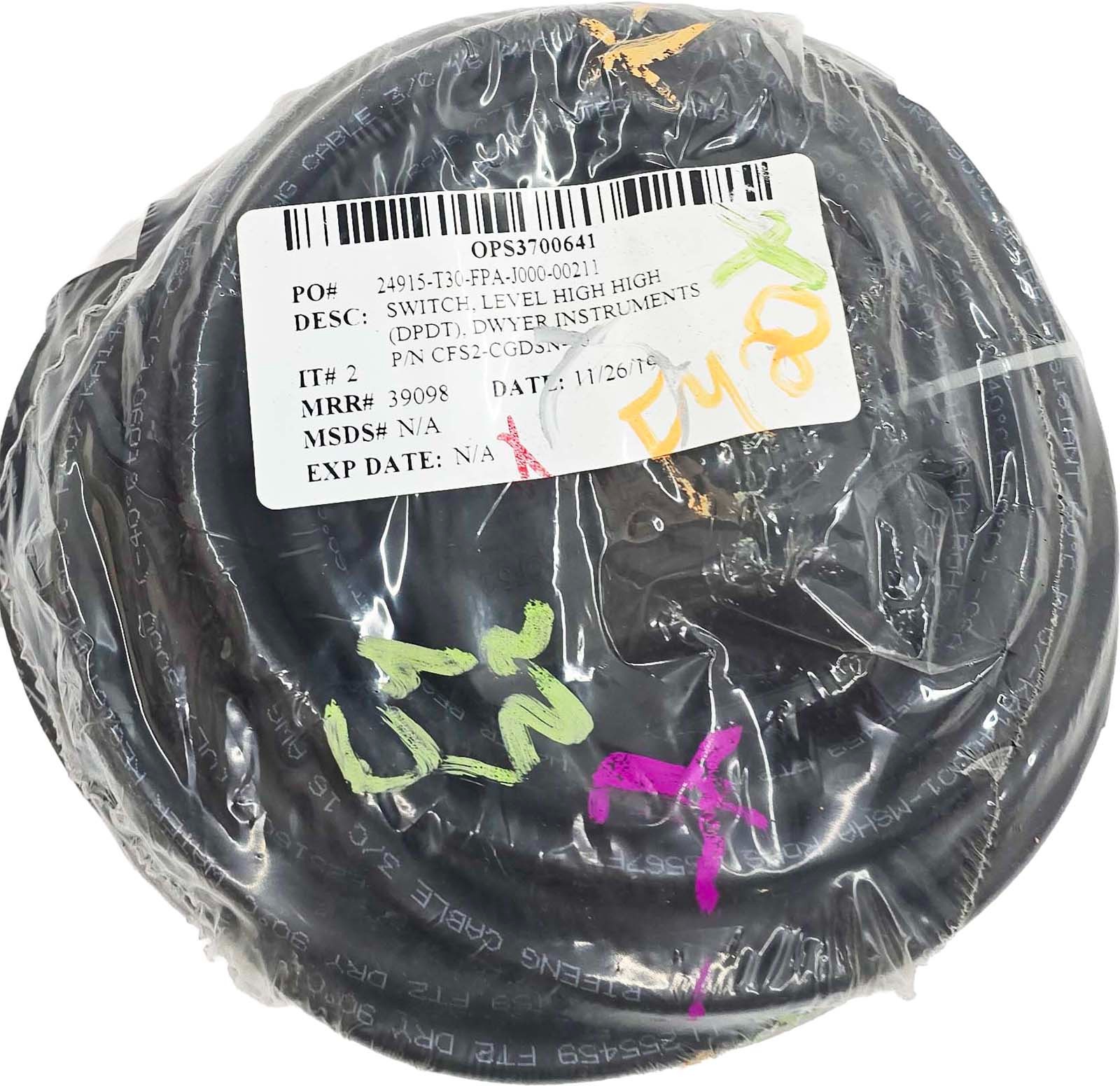 Dwyer Instruments CFS2-CGDSN-30 Float Switch 30FT