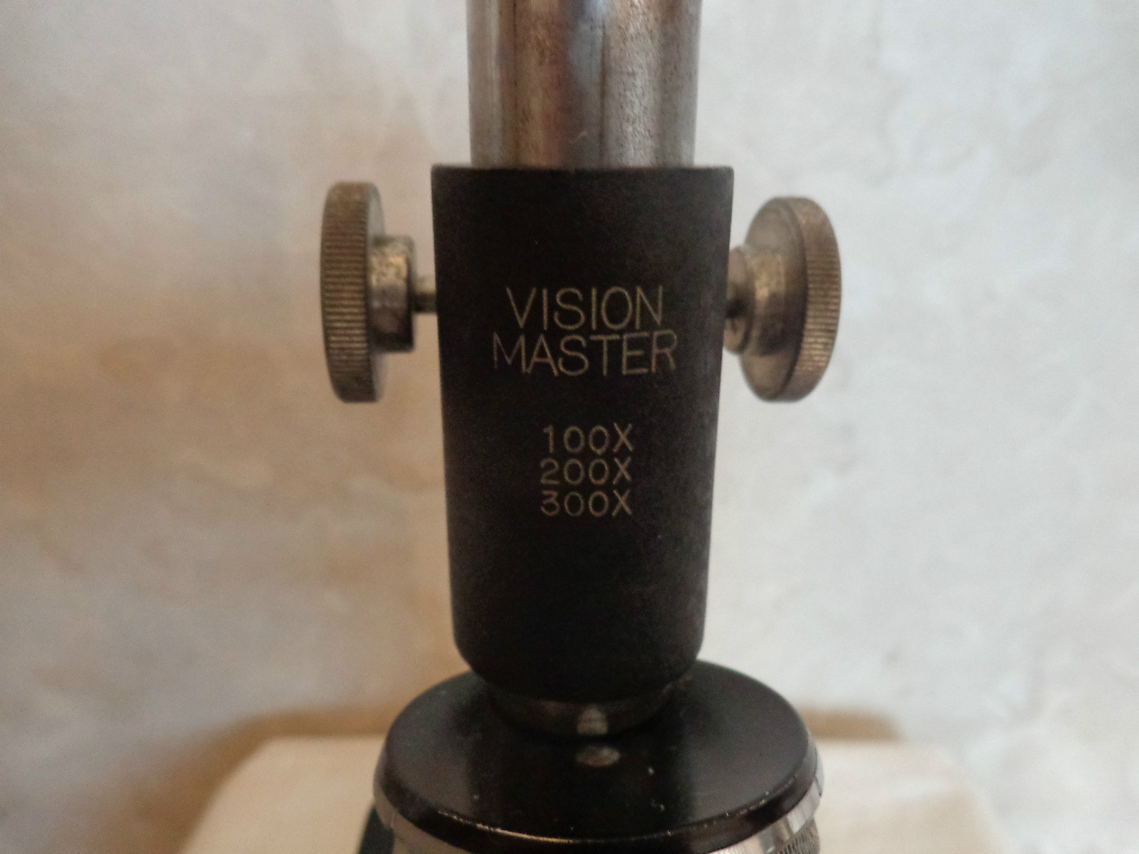 Vision Master Microscope Vintage 100X, 200X 300X needs repair (#2473).