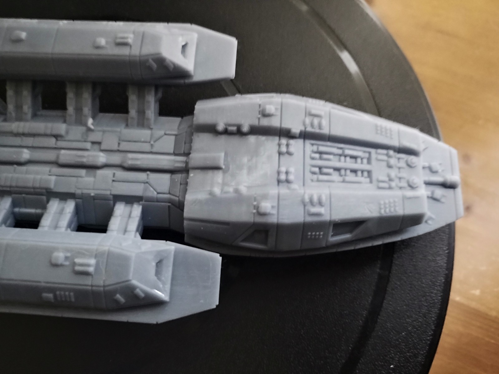 Battlestar Pegasus 3D Resin Print 8.75 " In Length