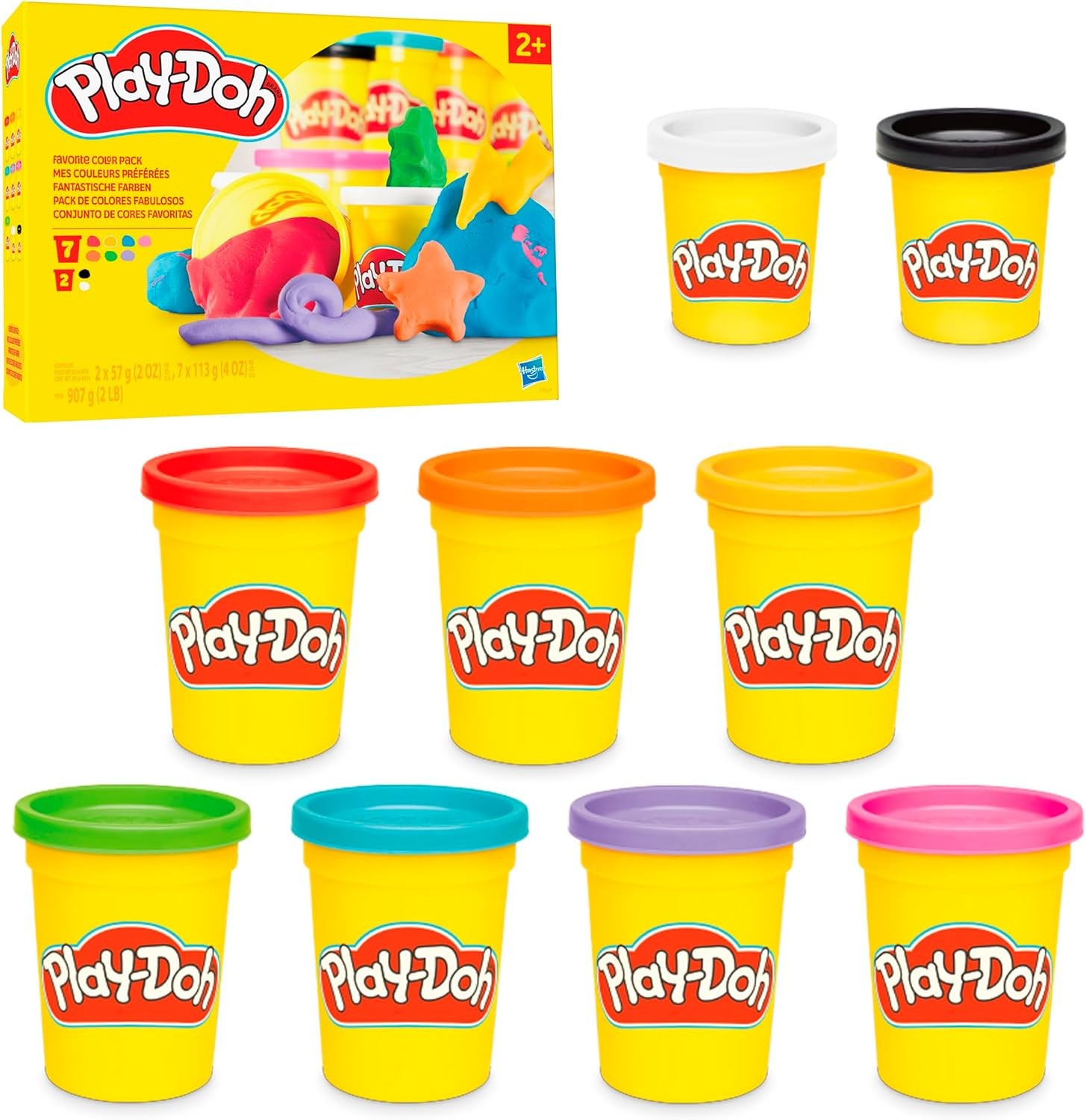 Play Doh 9 Pack Favorite Colors Modeling Compound Assorted