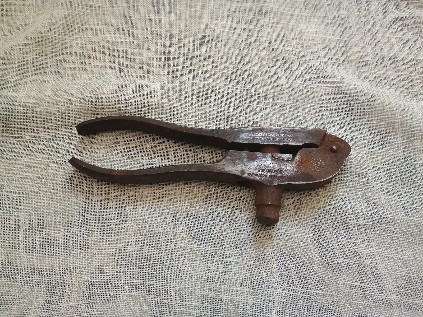 Vintage Winchester Bullet Mold single cavity repeating Arms New Haven 1800s