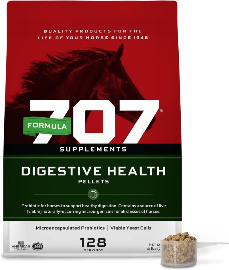 Digestive Health Equine Supplement8lb Bag  Prebiotics and Digestive Enzymes