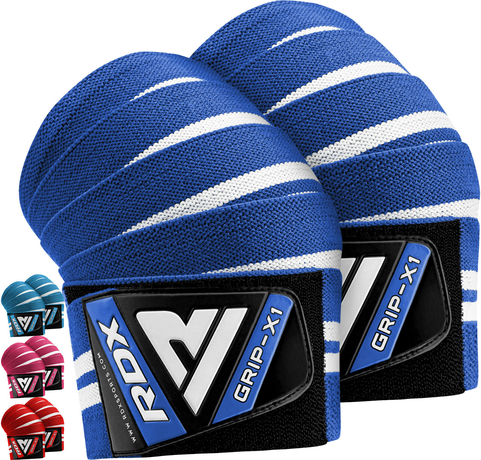 RDX Knee Wraps Weight Lifting Powerlifting Straps Bandage Guard Pads Gym Sleeves