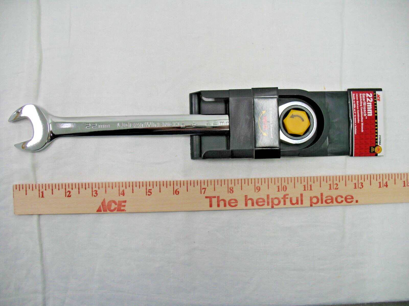 GearWrench 22mm Ratcheting Combination Wrench ACE Professional Brand