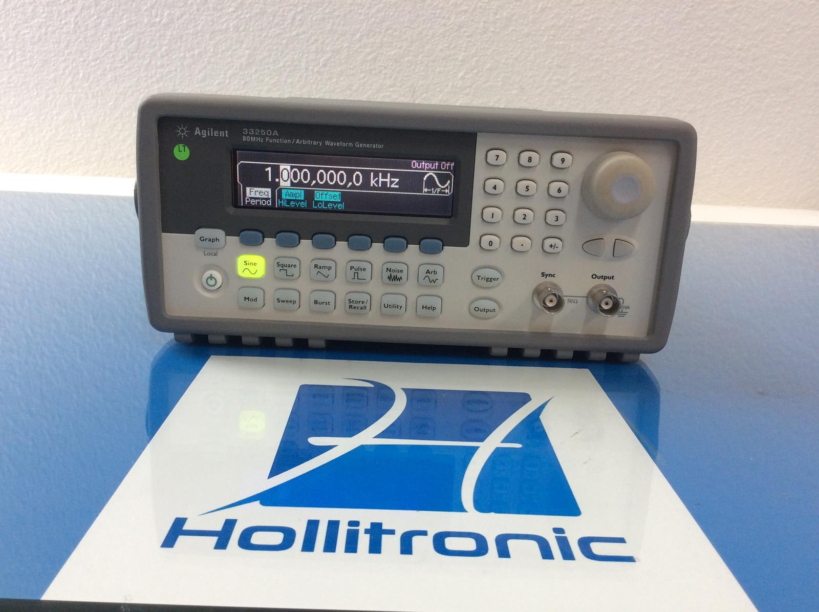 Agilent Keysight 33250A 80 MHz Function Arbitrary Waveform Generator