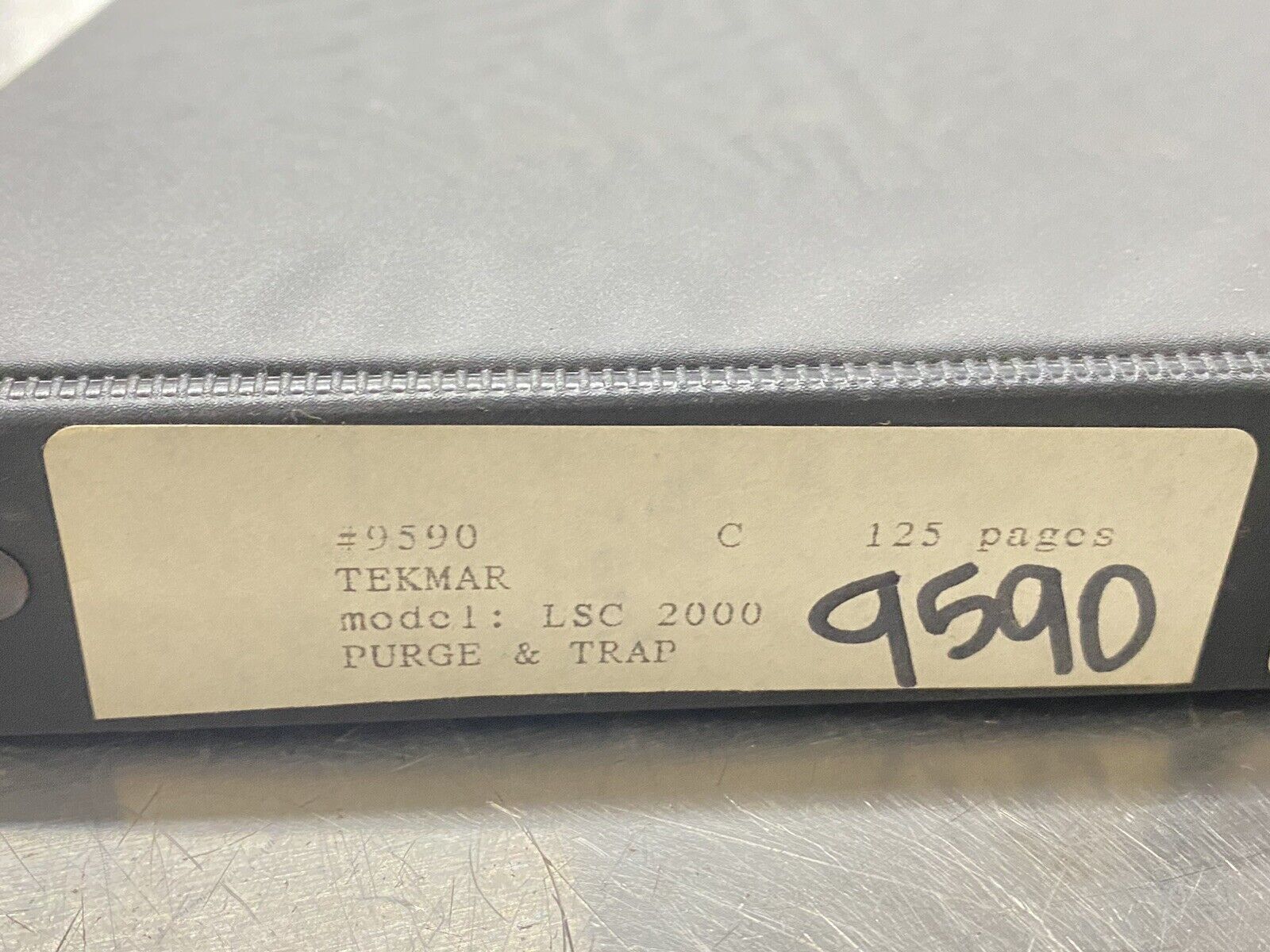 Tekmar LSC 2000 Purge & Trap - Users Guide / Instruction Book / Manual