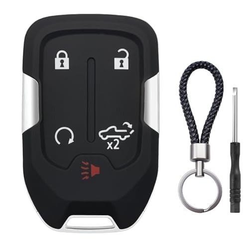 Key Fob Shell Case Replacement Fits for Chevy Silverado 2022 2021 2020 2019