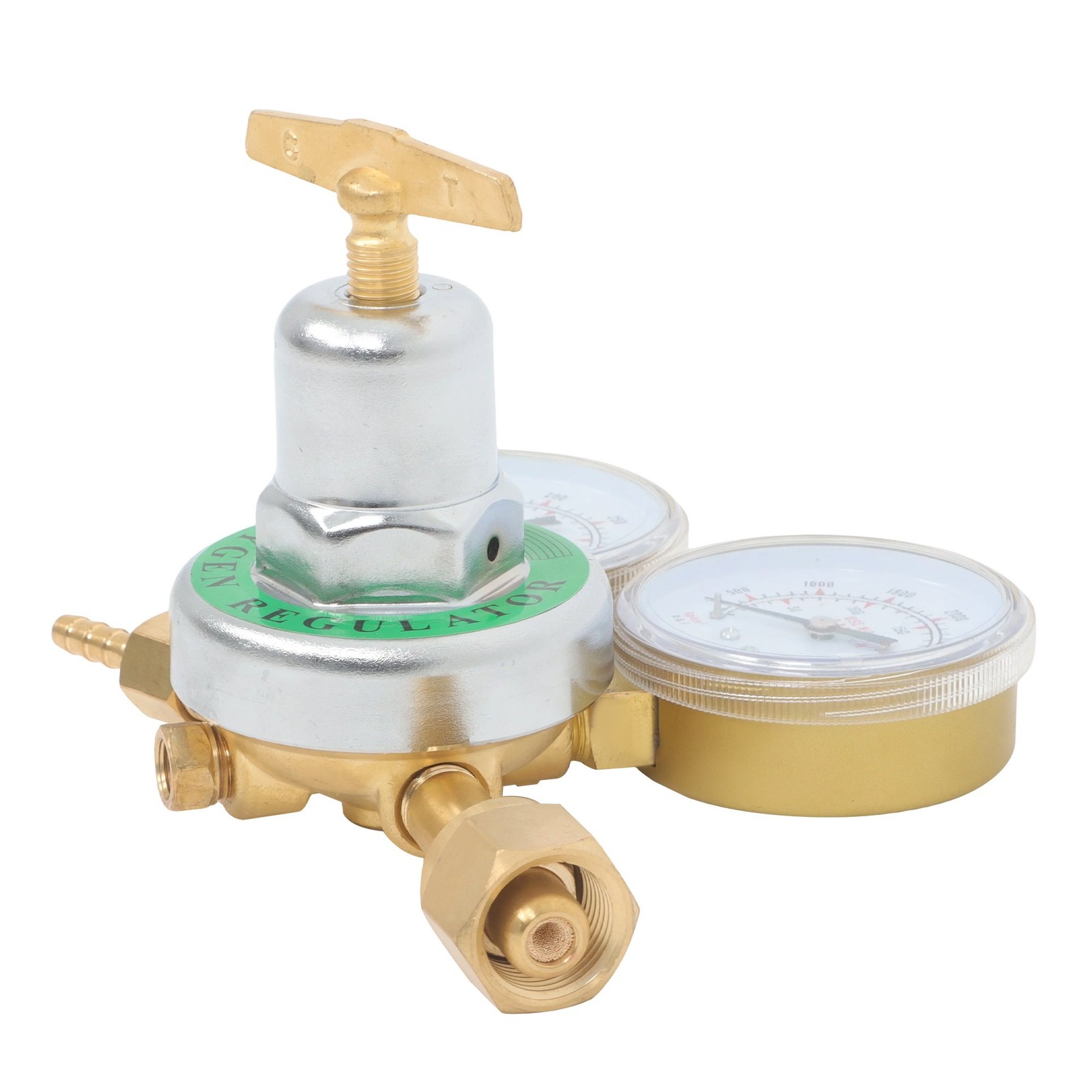 Oxygen Gas Welding Regulator Pressure Gauge Solid Brass CGA 540
