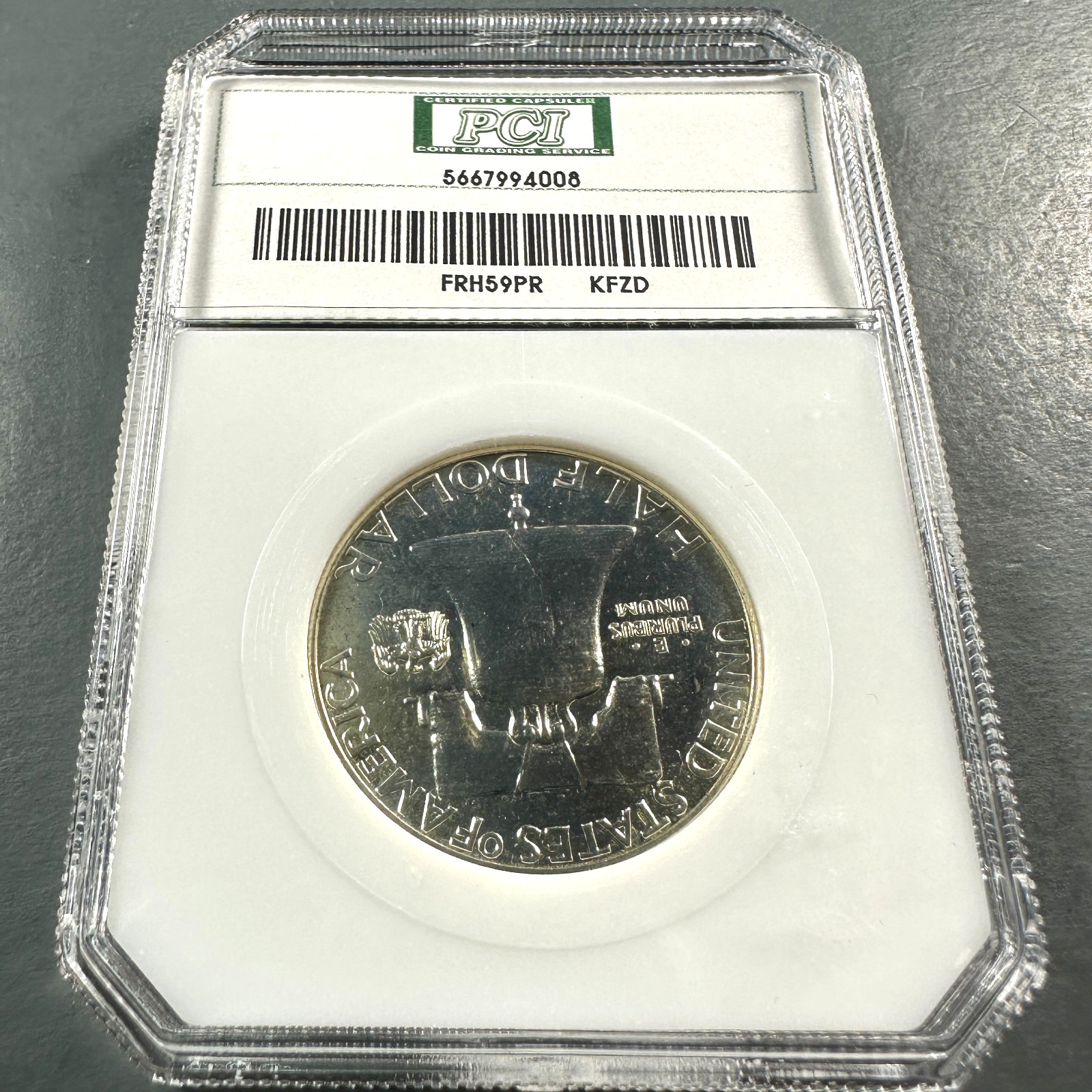 1959 50C SILVER PROOF Franklin Half Dollar PR65 (90470)