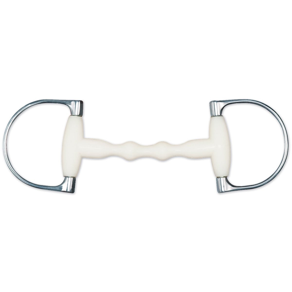 HAPPY MOUTH Mullen King Dee Shaped Mullen Mouth Horse Bit (464116SS)