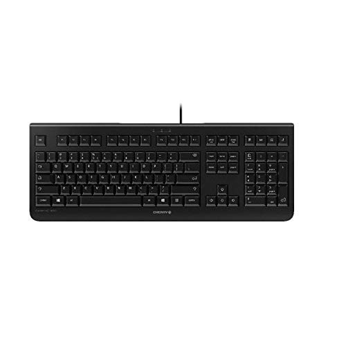 Cherry KC 1000, Wired Keyboard with Number Pad for PC/Laptop, Plug & Play (USB-A