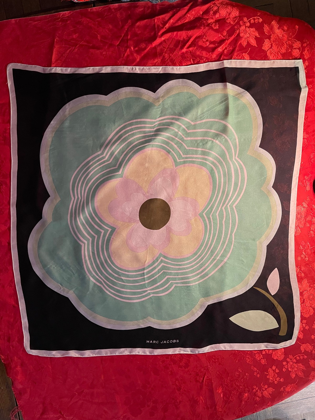 Marc Jacobs Daisy Silk Scarf
