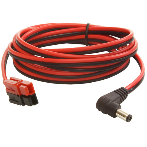 2.1mm x 5.5mm Right Angle DC Male Power Plug to Powerpole Adapter 6 feet
