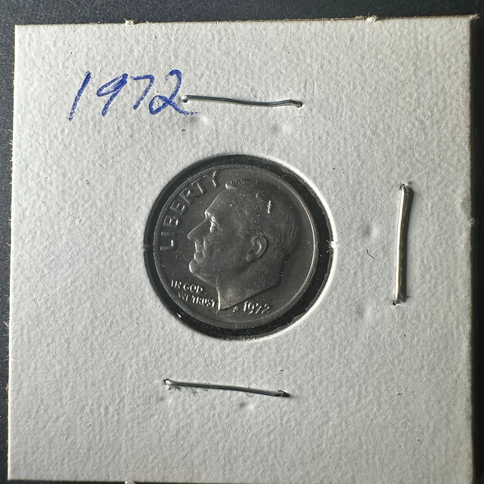 1972 Roosevelt Dime AU