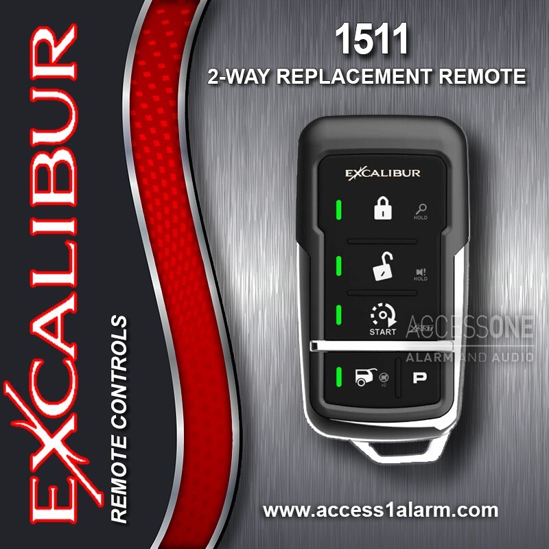 NEW Excalibur 1511 4-Button 2-Way Replacement Remote Control ELVNTRQA RS-475-3D