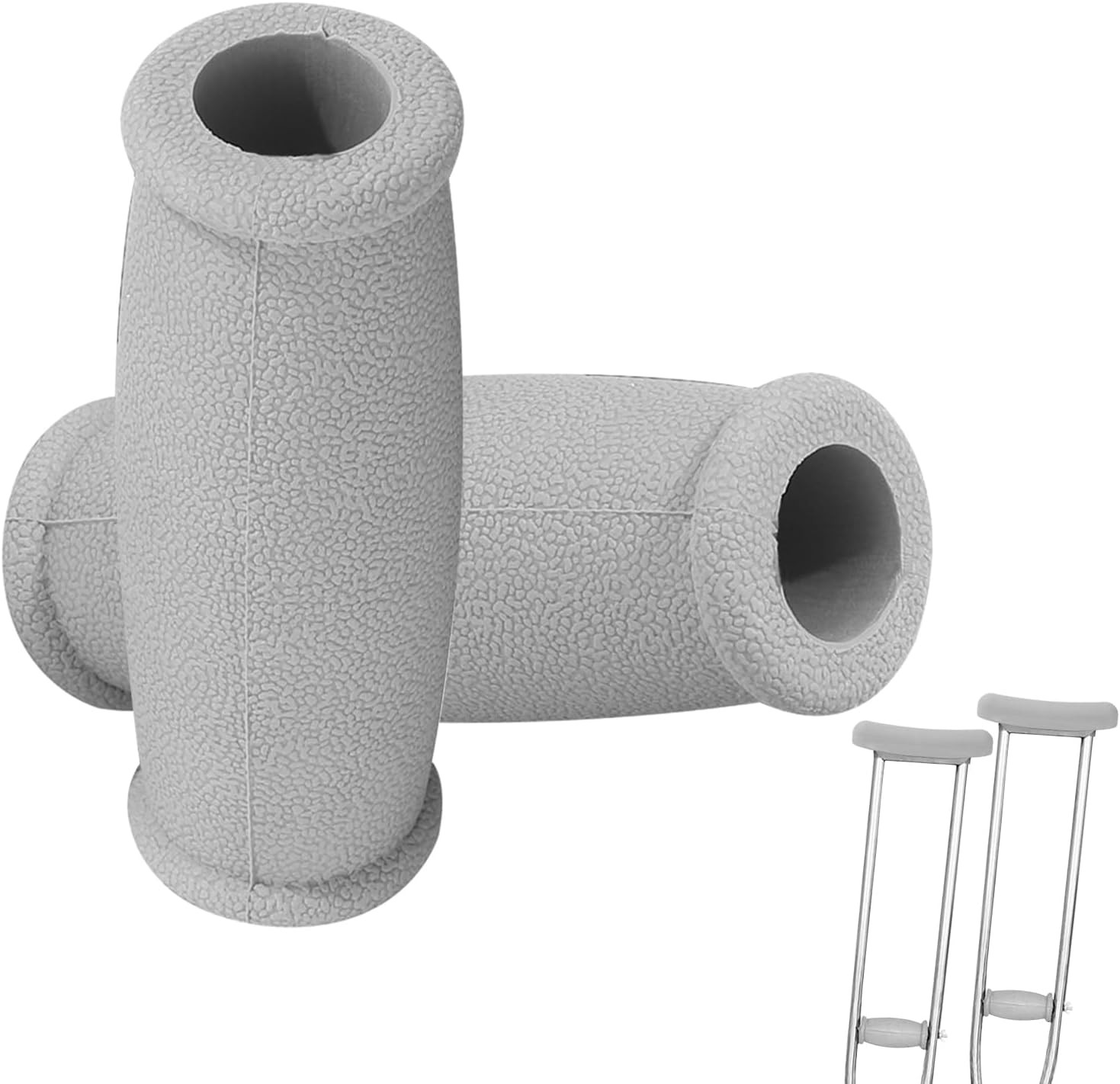 Almohadillas para muletas, paquete de 2, almohadillas para muletas para axilas