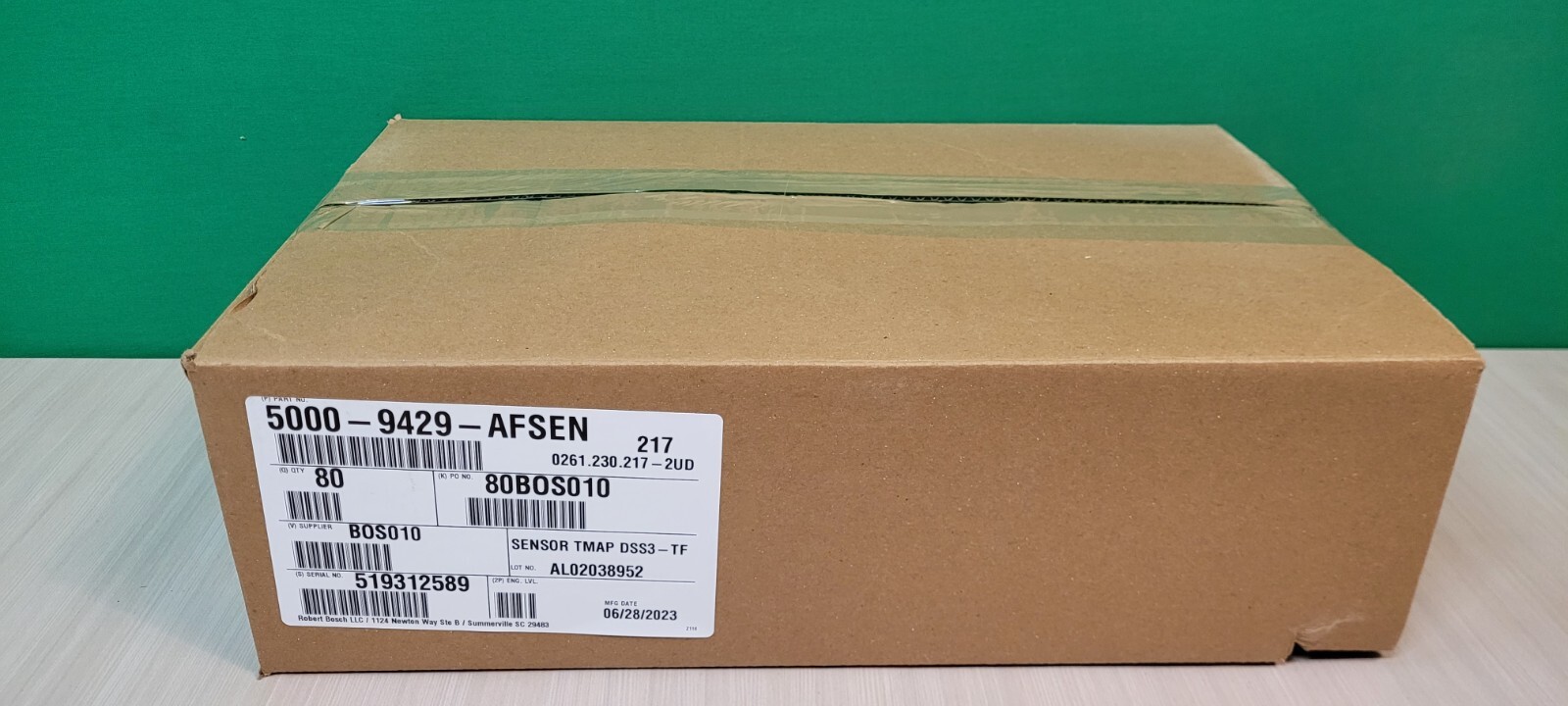 Bosch OEM Manifold Absolute Pressure (MAP) Sensor 0261230217 TMAP DSS3-TF NEW