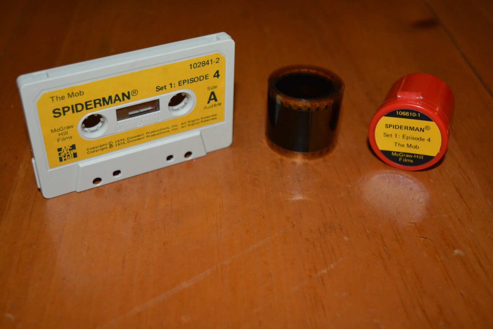 RARE McGRAW-HILL SPIDER-MAN READING MOTIVATION KIT FILM & TAPE THE MOB