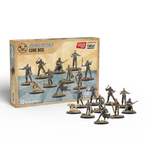 Fallout: Miniatures - Wasteland Survivors Core Set (Plastic) NIB