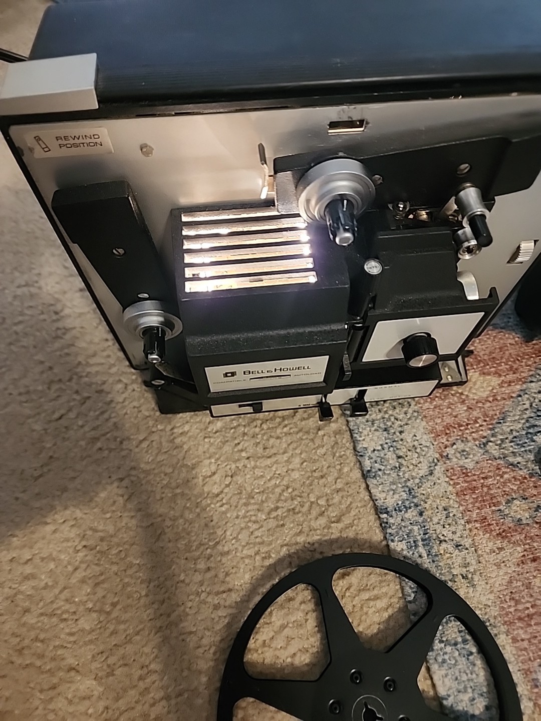 BELL & HOWELL COMPATIBLE 456 AUTOLOAD 8mm & SUPER 8 MOVIE PROJECTOR INSTRUCTIONS