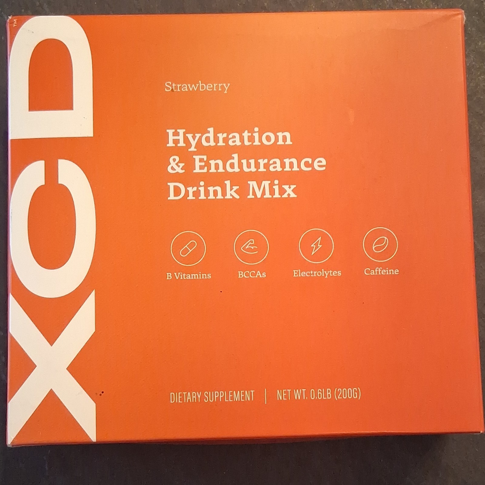 XCD LMTS Strawberry Electrolyte Drink Mix Powder Hydration Energy 200g