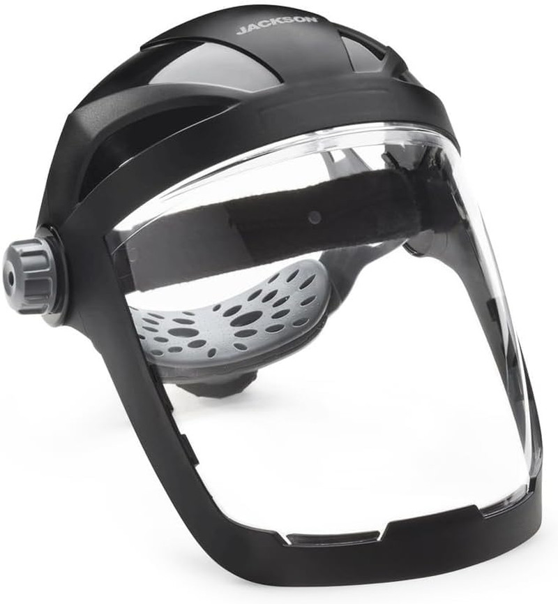 QUAD 500 Face Shield - Anti-Fog Window with Chin Guard - ANSI Z87.1 & OSHA - (Mu