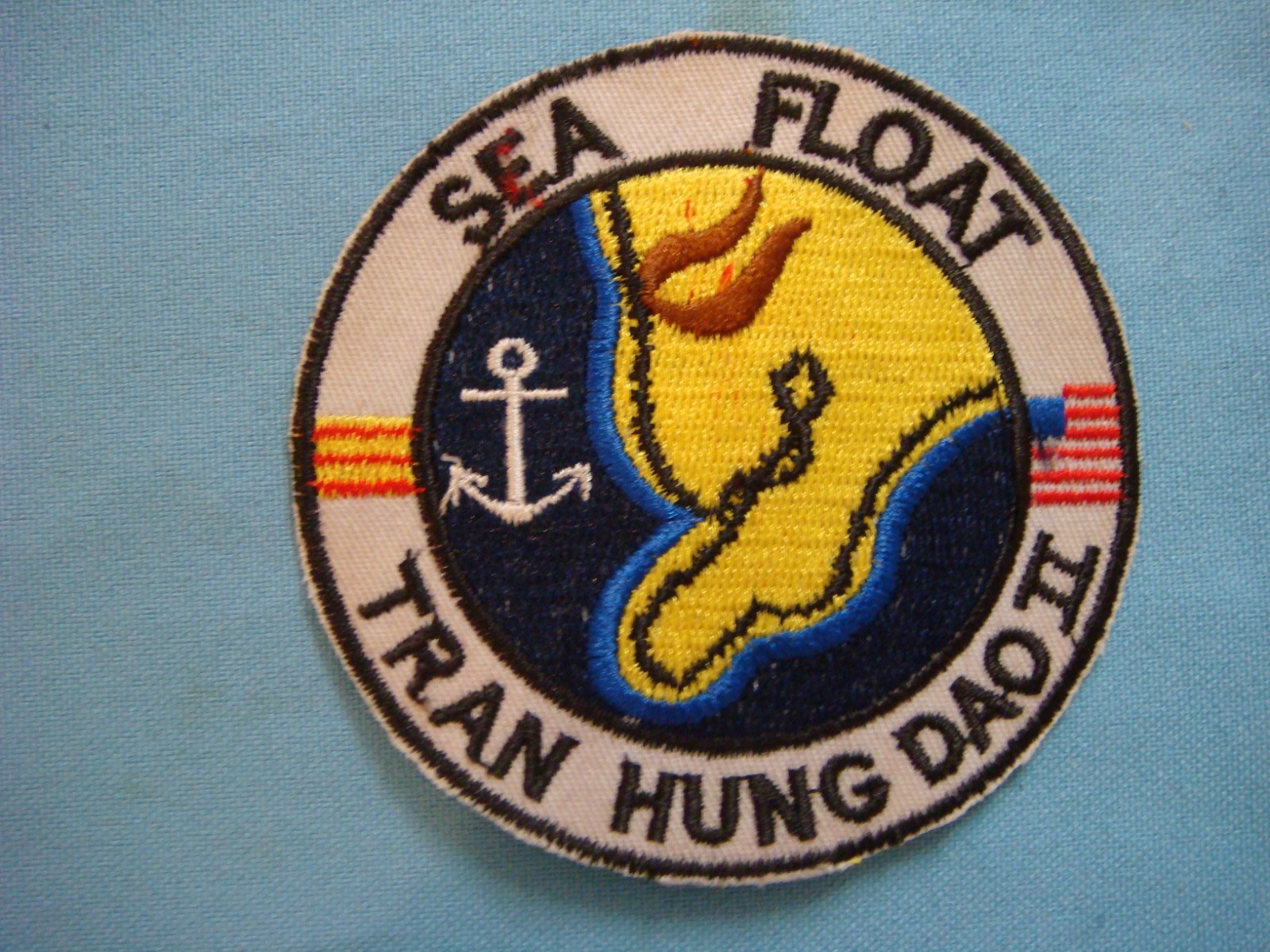 VIETNAM WAR PATCH NAVY OPERATION TRAN HUNG DAO II OPERATION SEA FLOAT